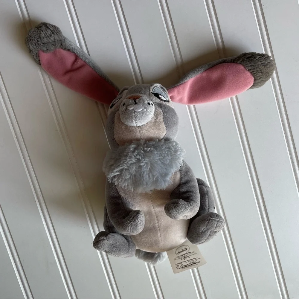 Disney Store Clover Rabbit Sofia the First Plush 7 inch gray unisex soft